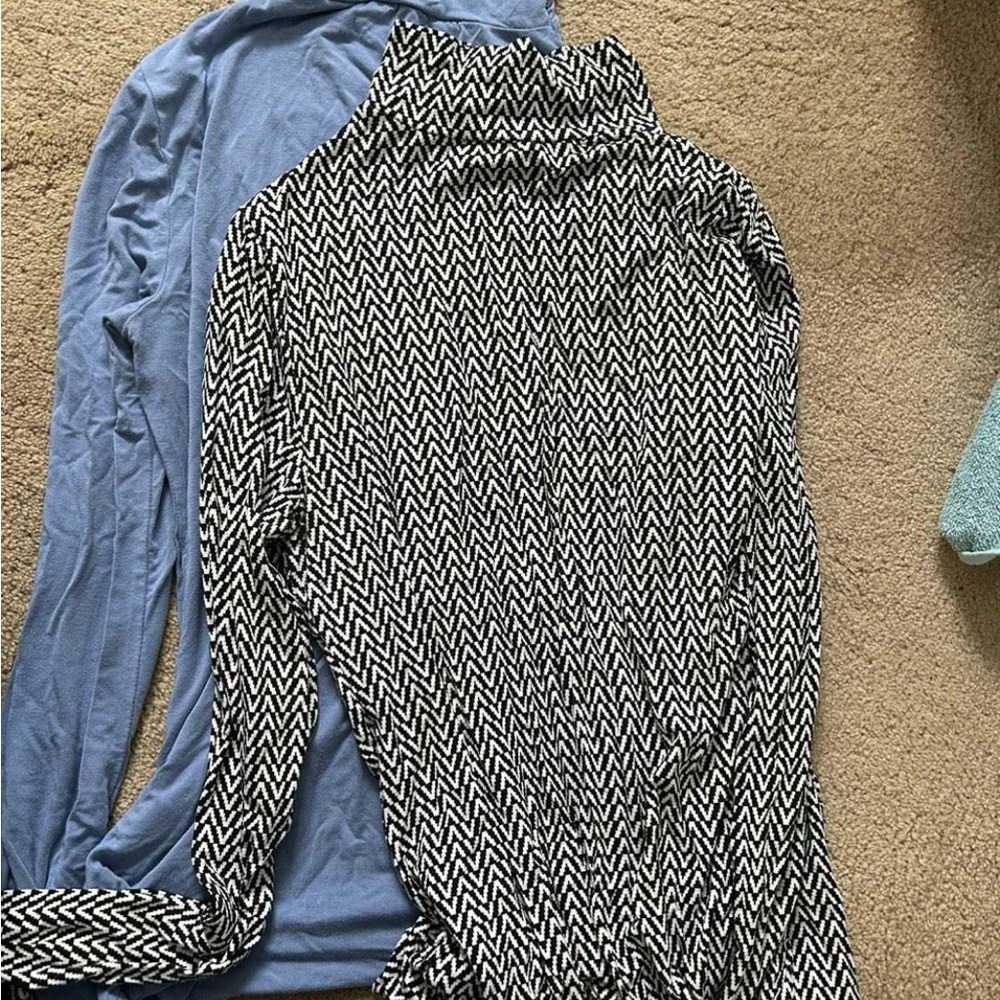 2 maternity tops shirts Turtleneck Sweater (both)